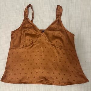 Old Navy Women's Orange Polka Dot Camisole
